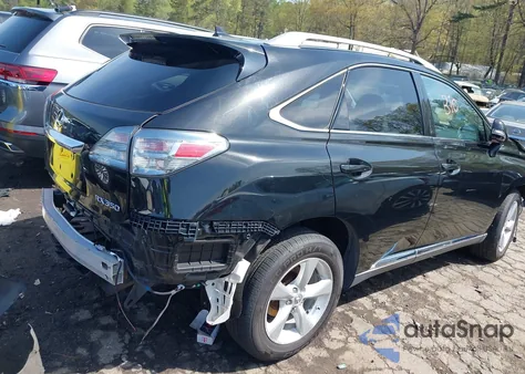 2012 Lexus Rx 350 z USA, uszkodzony, nr VIN 2T2BK1BA9CC126913